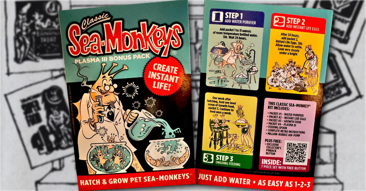 Classic Sea-Monkeys® Plasma III Bonus Pack Kit